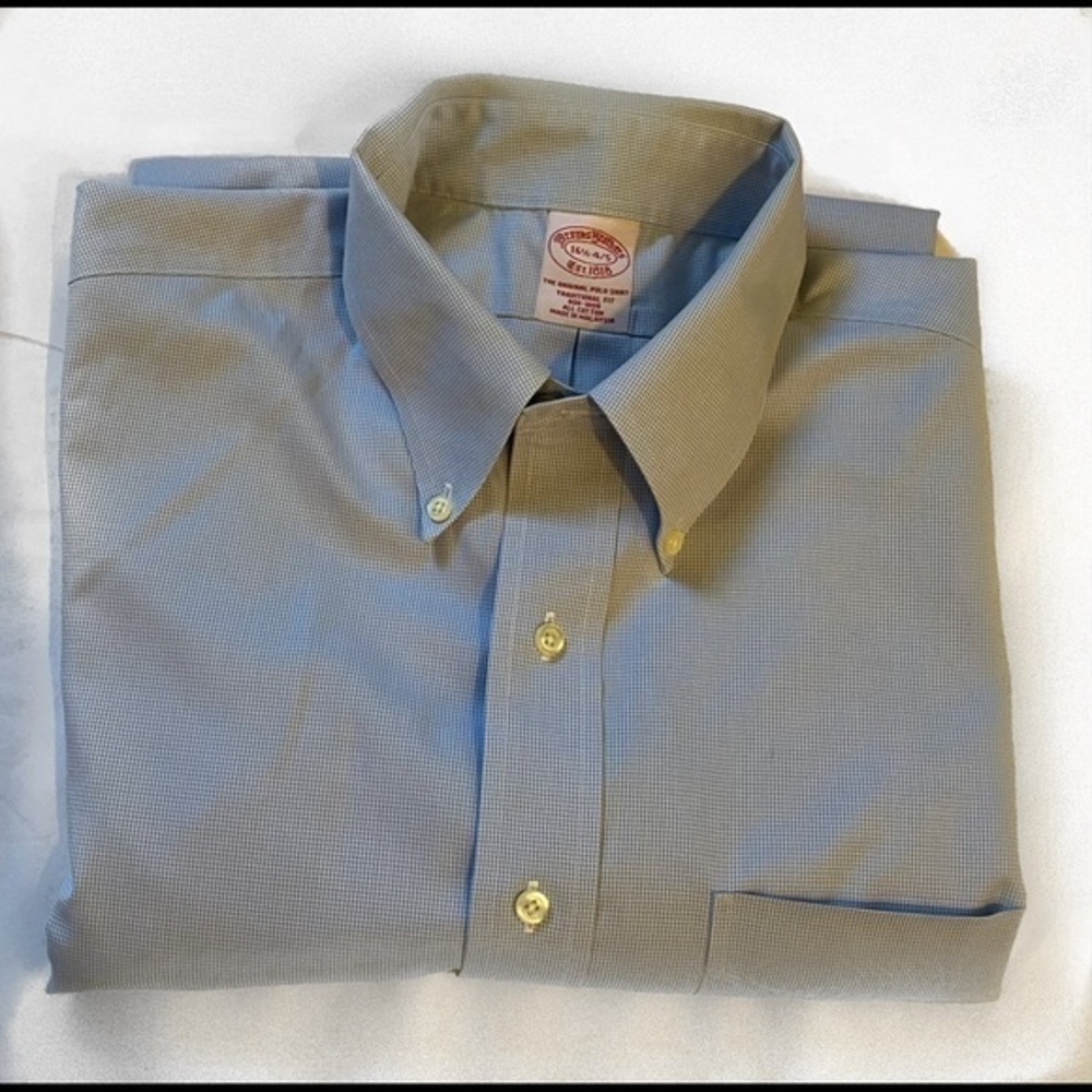 Brooks brothers mens size 16 1/2 button down shirt